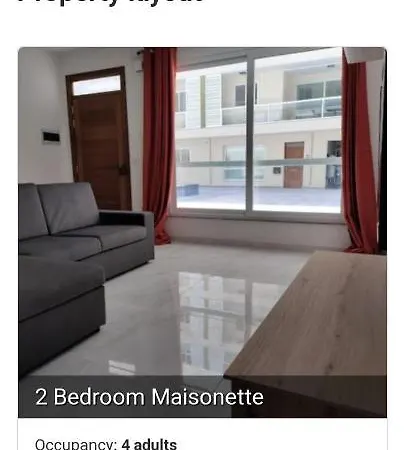 Modern Maisonette In Qawra Apartman